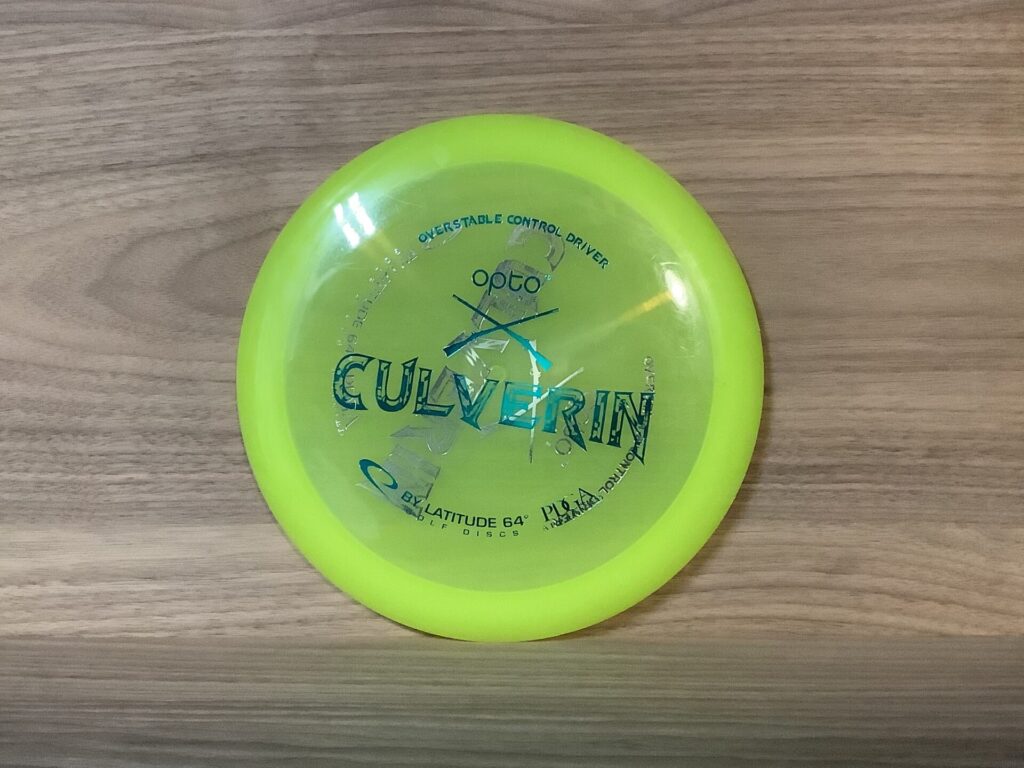 Latitude 64 Culverin Double-stamp Opto Fairway Driver Yellow Dayglow 169g 8/10