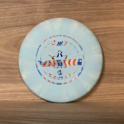 Dynamic Discs Warden Medium Blend Burst Putter Light Blue 173g 7/10