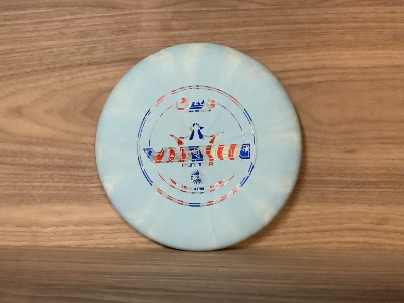 Dynamic Discs Warden Medium Blend Burst Putter Light Blue 173g 7/10