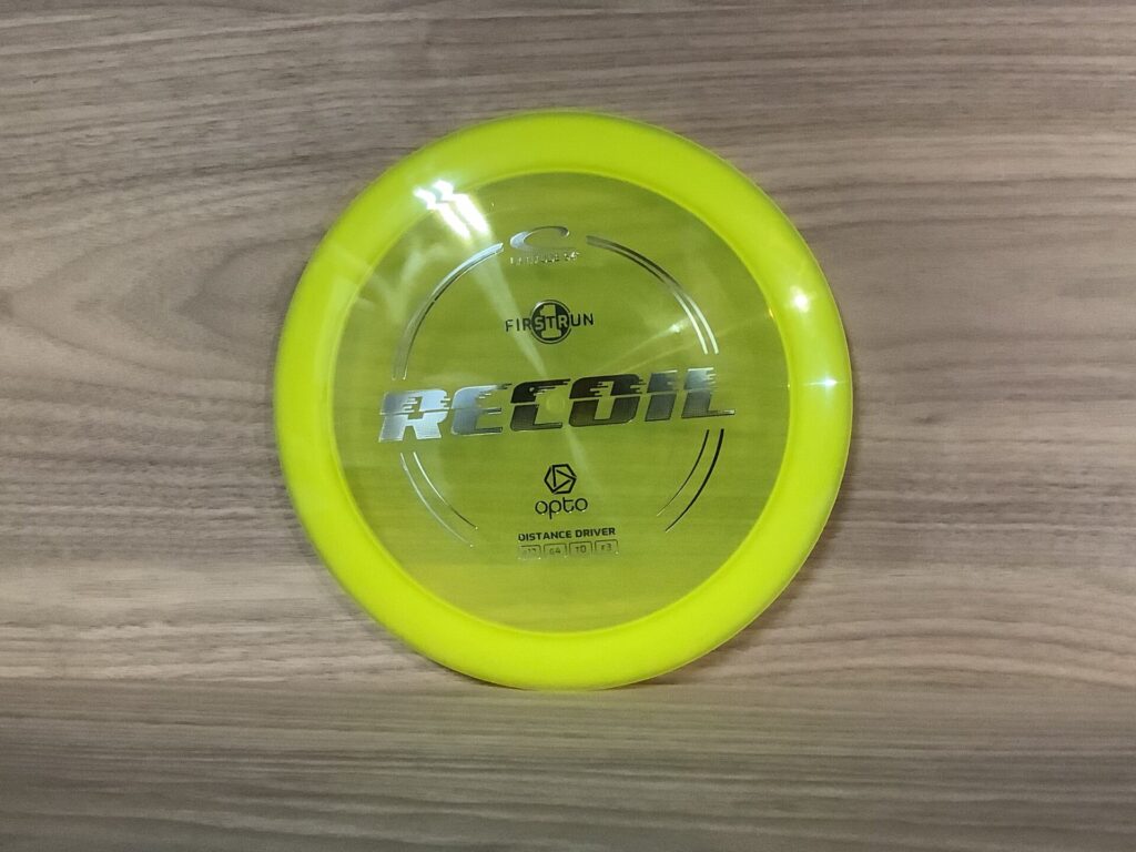 Latitude 64 Recoil 1st First Run Opto Distance Driver Yellow 174g 10/10