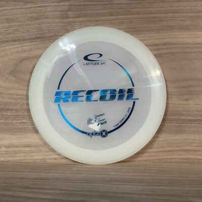 Dynamic Discs Recoil Albert Tamm team series V1 2020 Opto-X Distance Driver White/Clear 173g 10/10