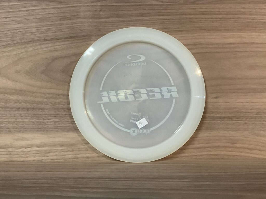 Dynamic Discs Recoil Albert Tamm team series V1 2020 Opto-X Distance Driver White/Clear 173g 10/10