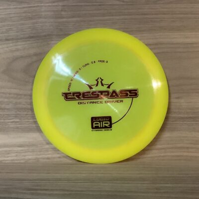 Dynamic Discs Trespass Lucid Air Distance Driver Yellow 158g 10/10