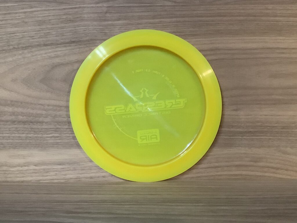 Dynamic Discs Trespass Lucid Air Distance Driver Yellow 158g 10/10