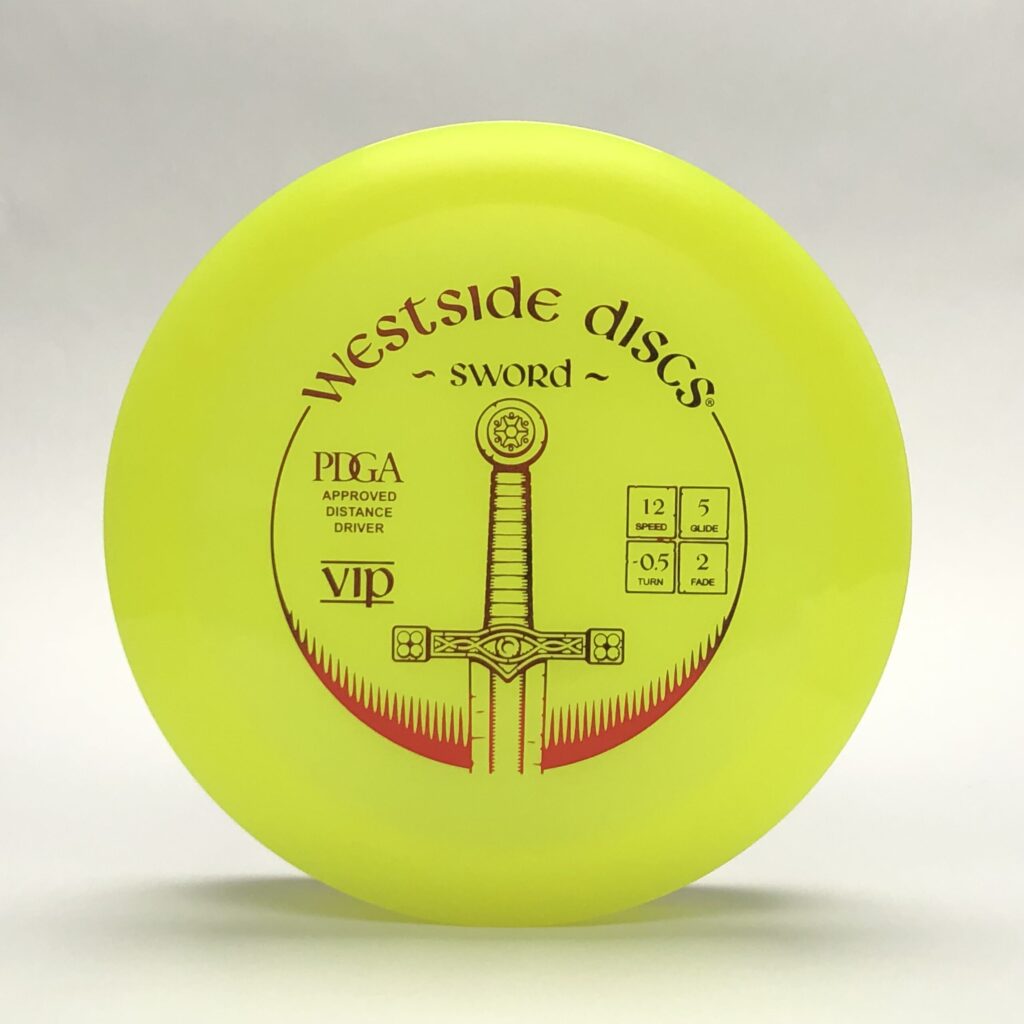 Westside Discs Sword VIP Dayglow Yellow - New