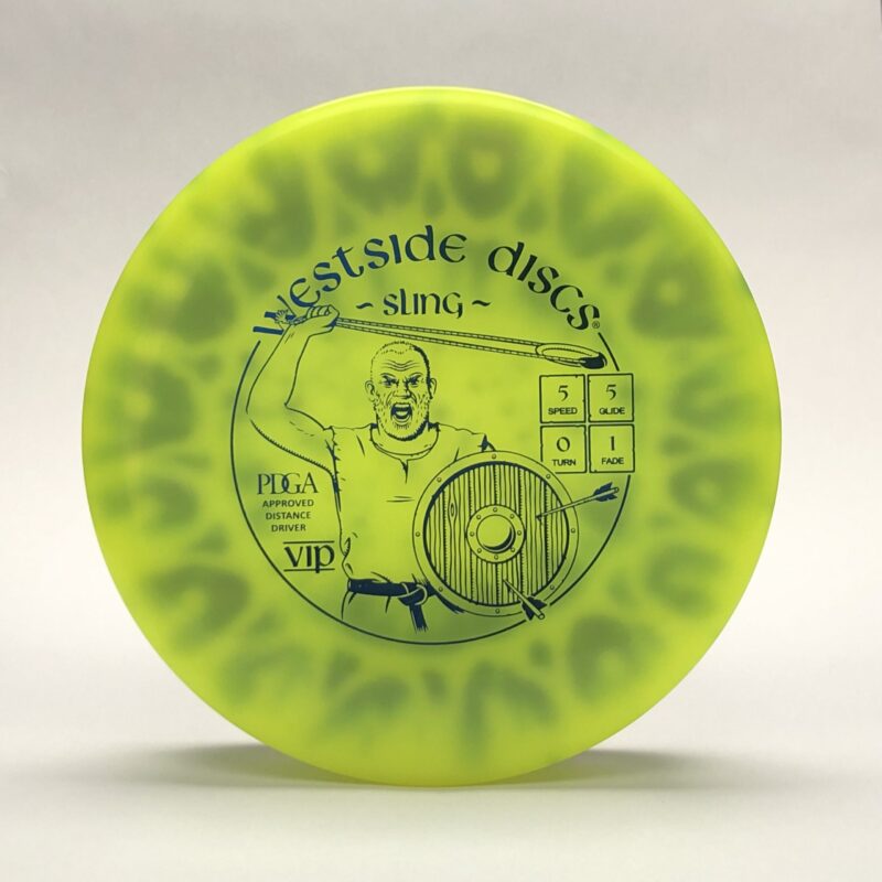 Westside Discs Sling VIP Custom Dye Yellow Green