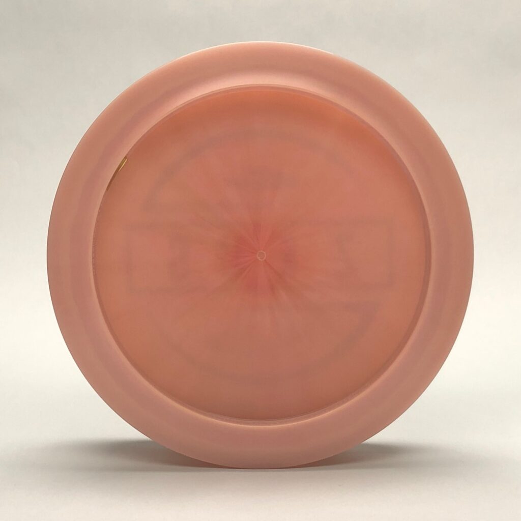 Discraft Zeus ESP Plastic Pink with Rainbow Stamp